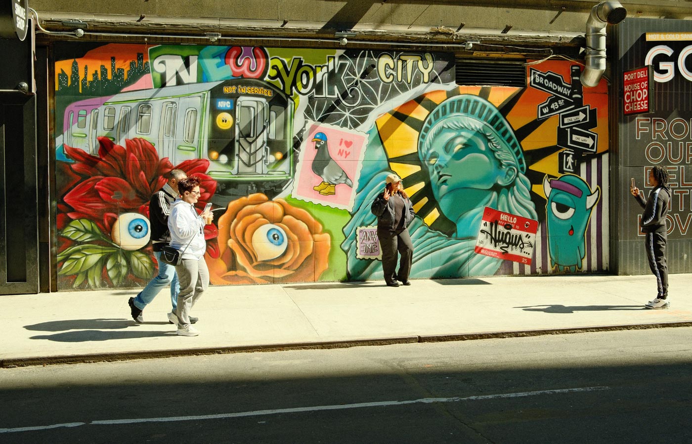 Wheatpasting location scouting and placement in Los Angeles